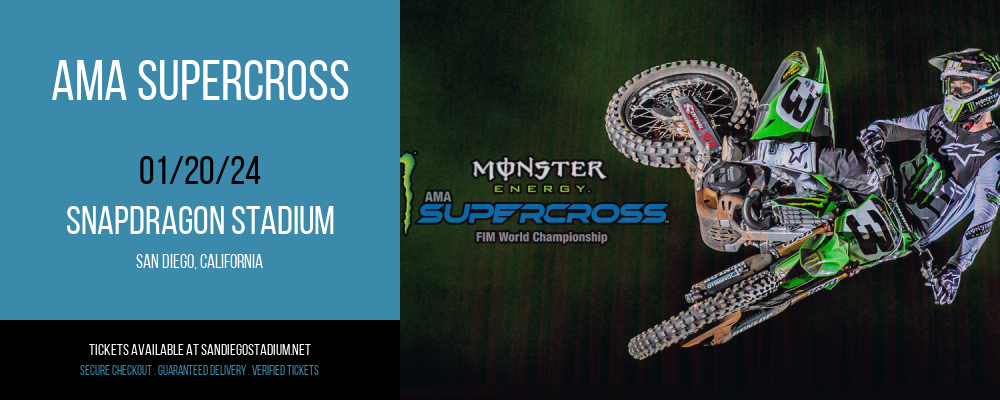 AMA Supercross at Snapdragon Stadium