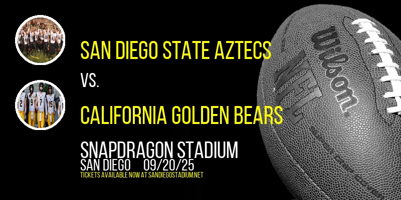 San Diego State Aztecs vs. California Golden Bears at Snapdragon Stadium